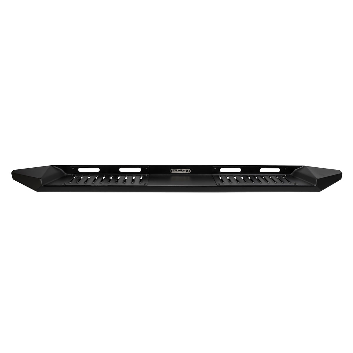 TrailFX Running Board For Chevrolet Colorado, GMC Canyon - Powder Coated Black Steel Unlighted Rocker Panel Mount 300 (RBT007B)