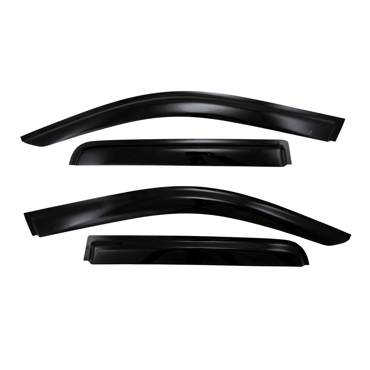 TrailFX Side Window Deflector For Ford Maverick - Low Profile, Fits Front And Rear, Set Of 4 (4182H)