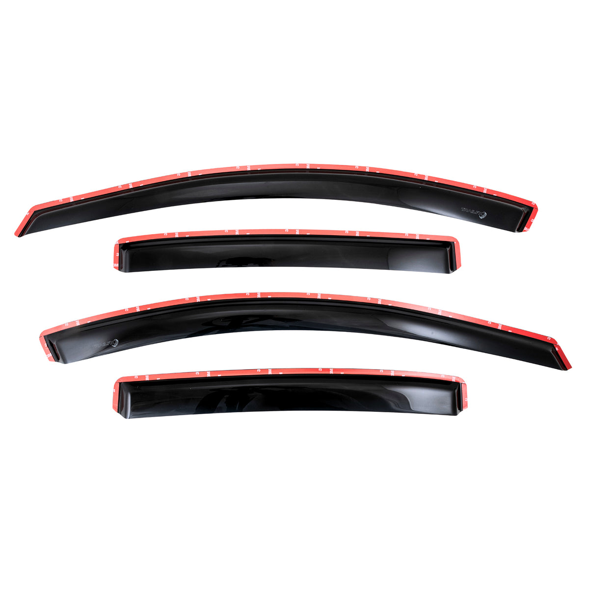 TrailFX Side Window Deflector For Chevrolet Equinox - In-Channel, Smoke, Acrylic, Set of 4 (4634IC)