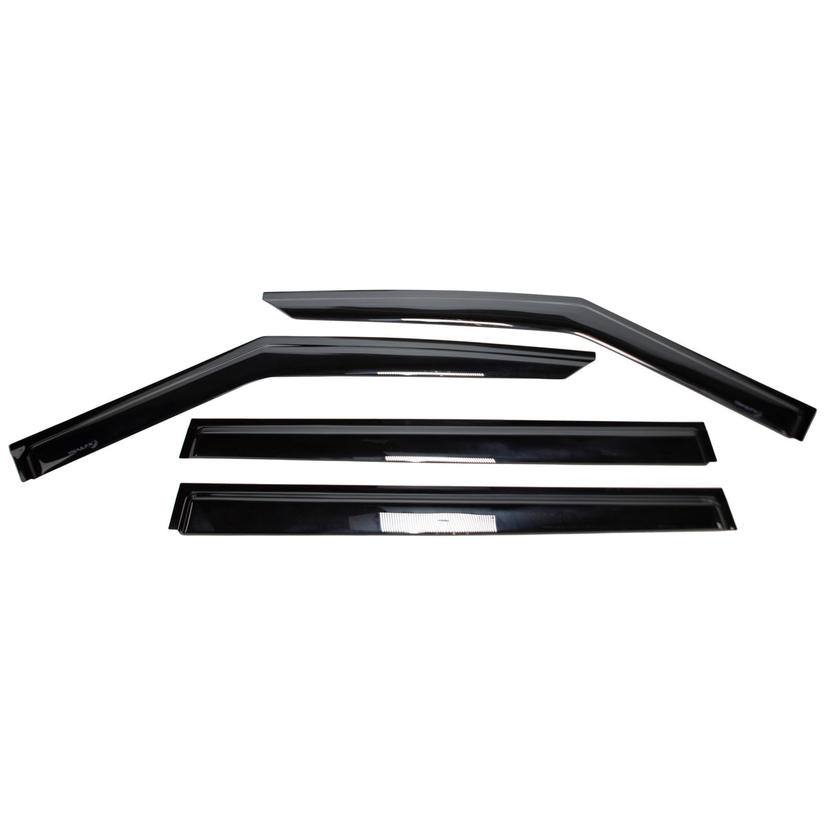 TrailFX Side Window Deflector For Ford Explorer - TrailFX Hood Protectors, Low Profile Mounting Hardware (4818H)