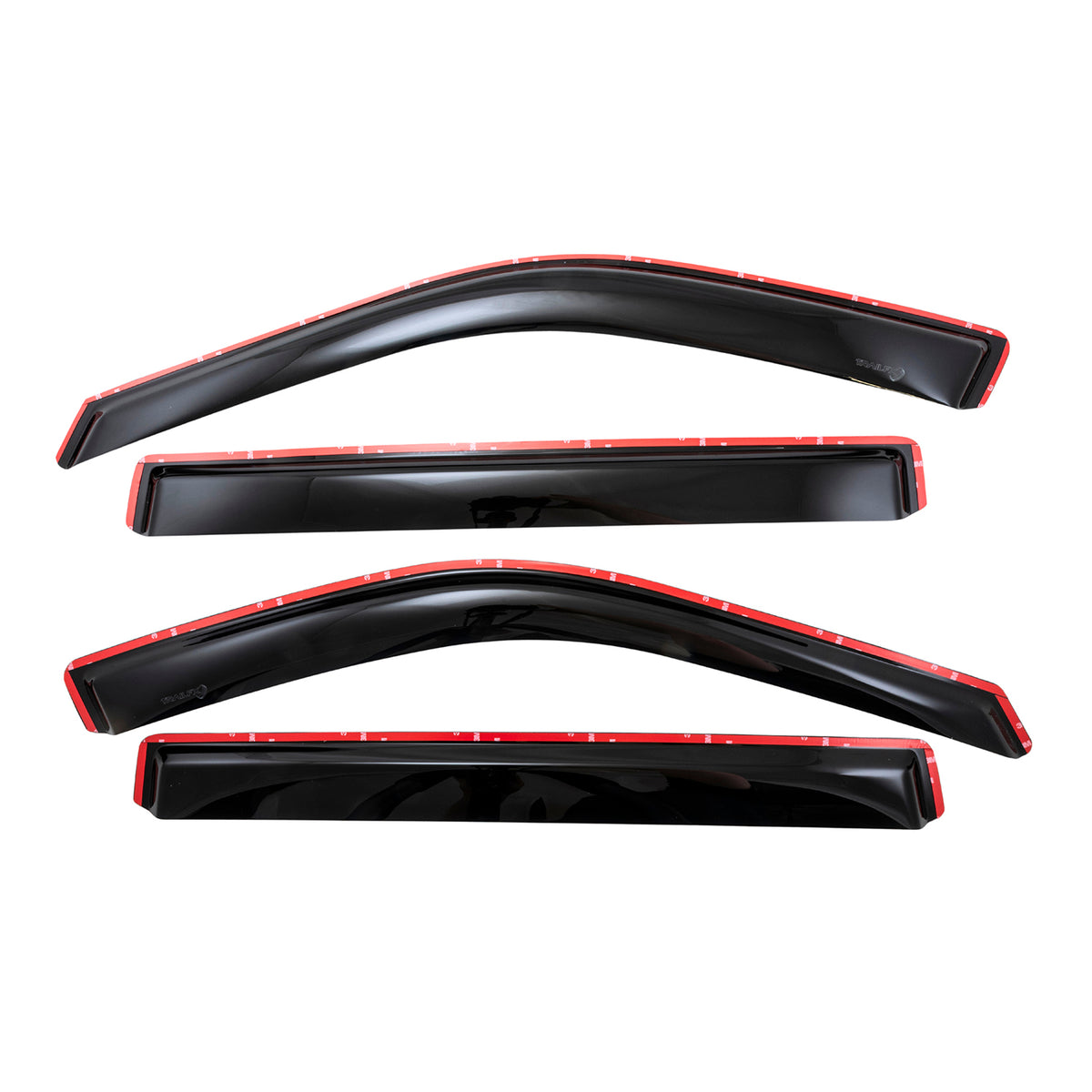 TrailFX Side Window Deflector For Toyota Tundra - In-Channel, Smoke, Acrylic, Set of 4 (4888IC)
