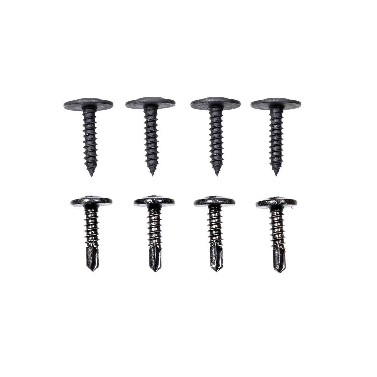 TrailFX Fender Flare Hardware Kit For Chevrolet Silverado 1500, Chevrolet Silverado 2500 HD, Chevrolet Silverado 3500 HD - With Four 4mm x 16mm Black Steel Self Tapping Screws/ Four (TFHKC02)
