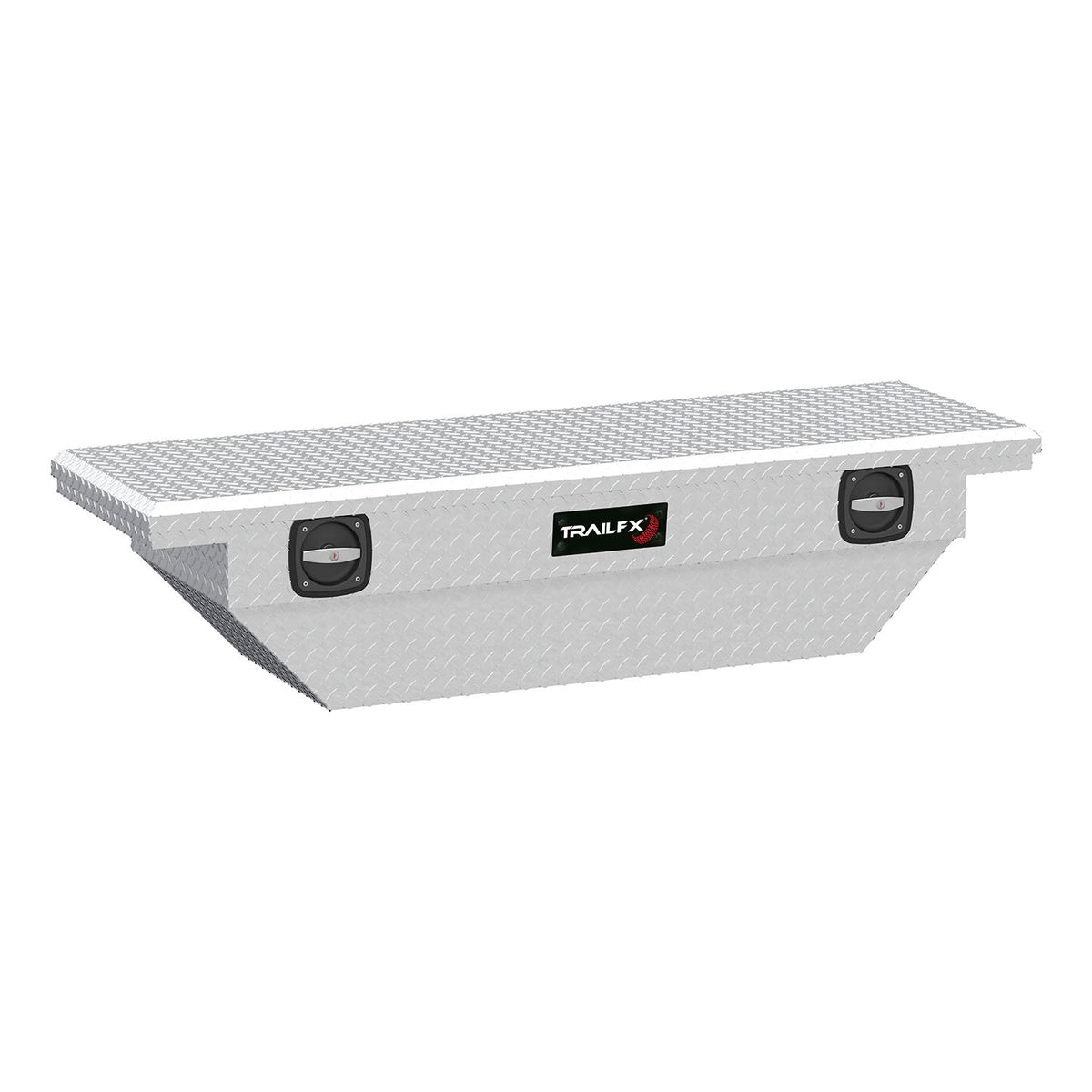 TrailFX Truck Tool Box - Diamond Tread, Bright, Polished Aluminum, 63 Inch Length x (120631C)
