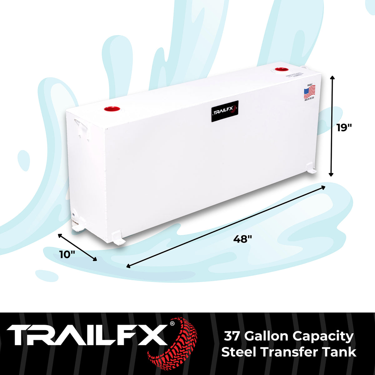 TrailFX Liquid Transfer Tank - Not DOT Approved For Transport Of Flammable Liquids (21040SW)