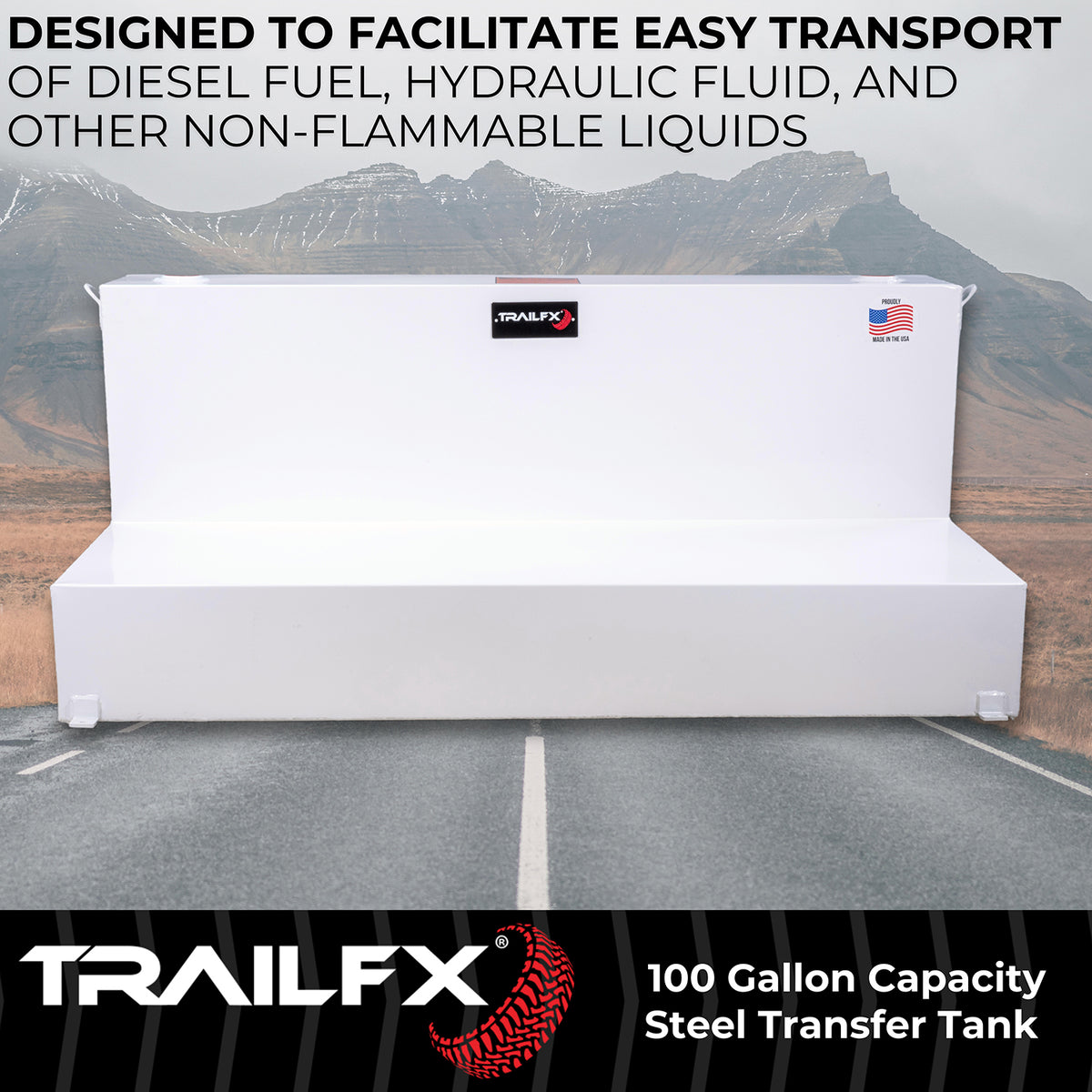 TrailFX Liquid Transfer Tank - Not DOT Approved For Transport Of Flammable Liquids (21110SW)