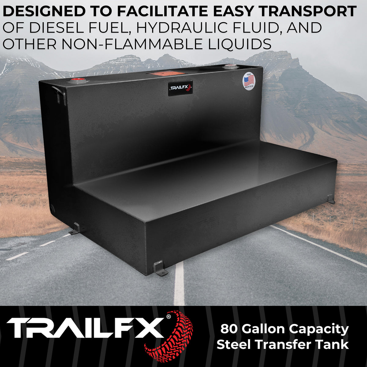 TrailFX Liquid Transfer Tank - Not DOT Approved For Transport Of Flammable Liquids (21180SB)
