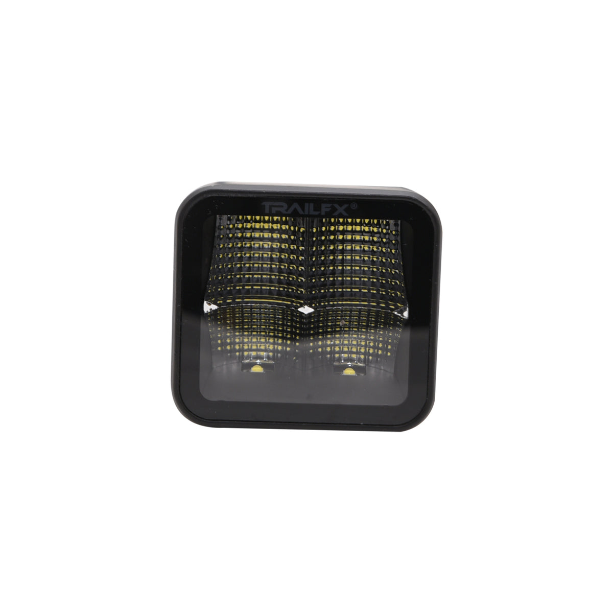 TrailFX Driving Light - 90 Degree Flood Beam, 2400 Raw Lumens/ 1500 Effective (2X2CFBKPR)