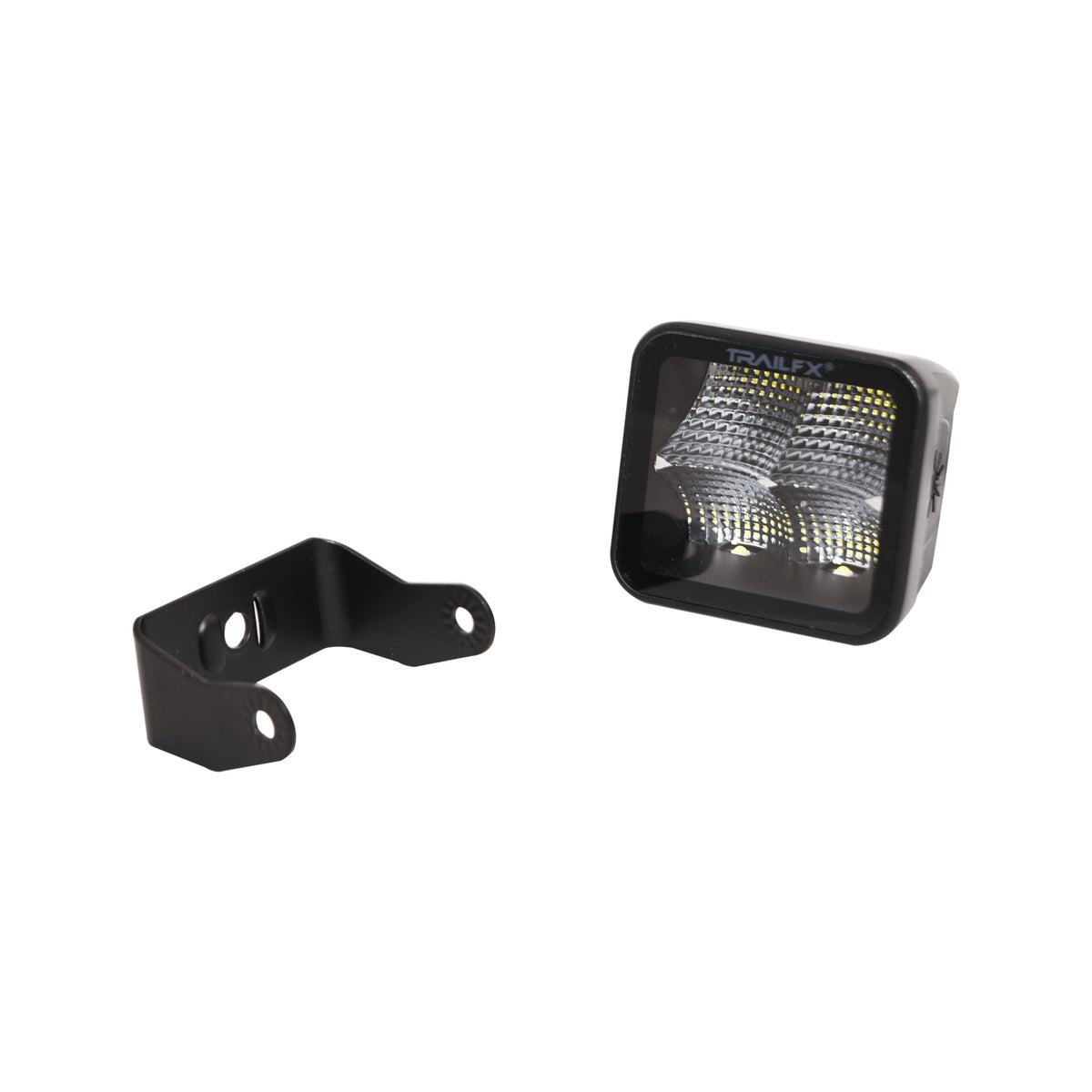 TrailFX Driving Light - 90 Degree Flood Beam, 2400 Raw Lumens/ 1500 Effective (2X2CFBK)