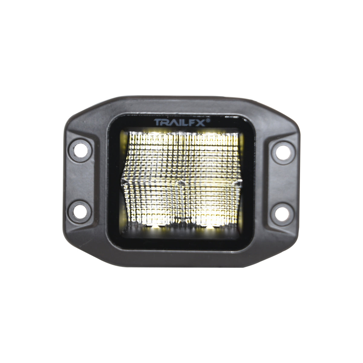 TrailFX Driving Light - 90 Degree Flood Beam, 2400 Raw Lumens/ 1500 Effective (2X2CFFMBPR)