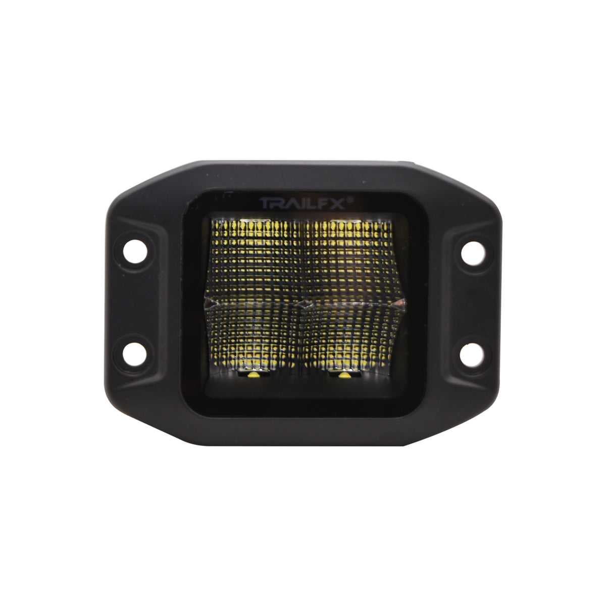 TrailFX Driving Light - 90 Degree Flood Beam, 2400 Raw Lumens/ 1500 Effective (2X2CFFMB)