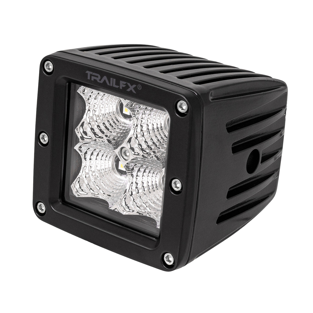 TrailFX Driving Light - 3 Inch Square, 20 Watt Blubs Amp Draw 1.2 AMP At 12 Volts (2X2F2)