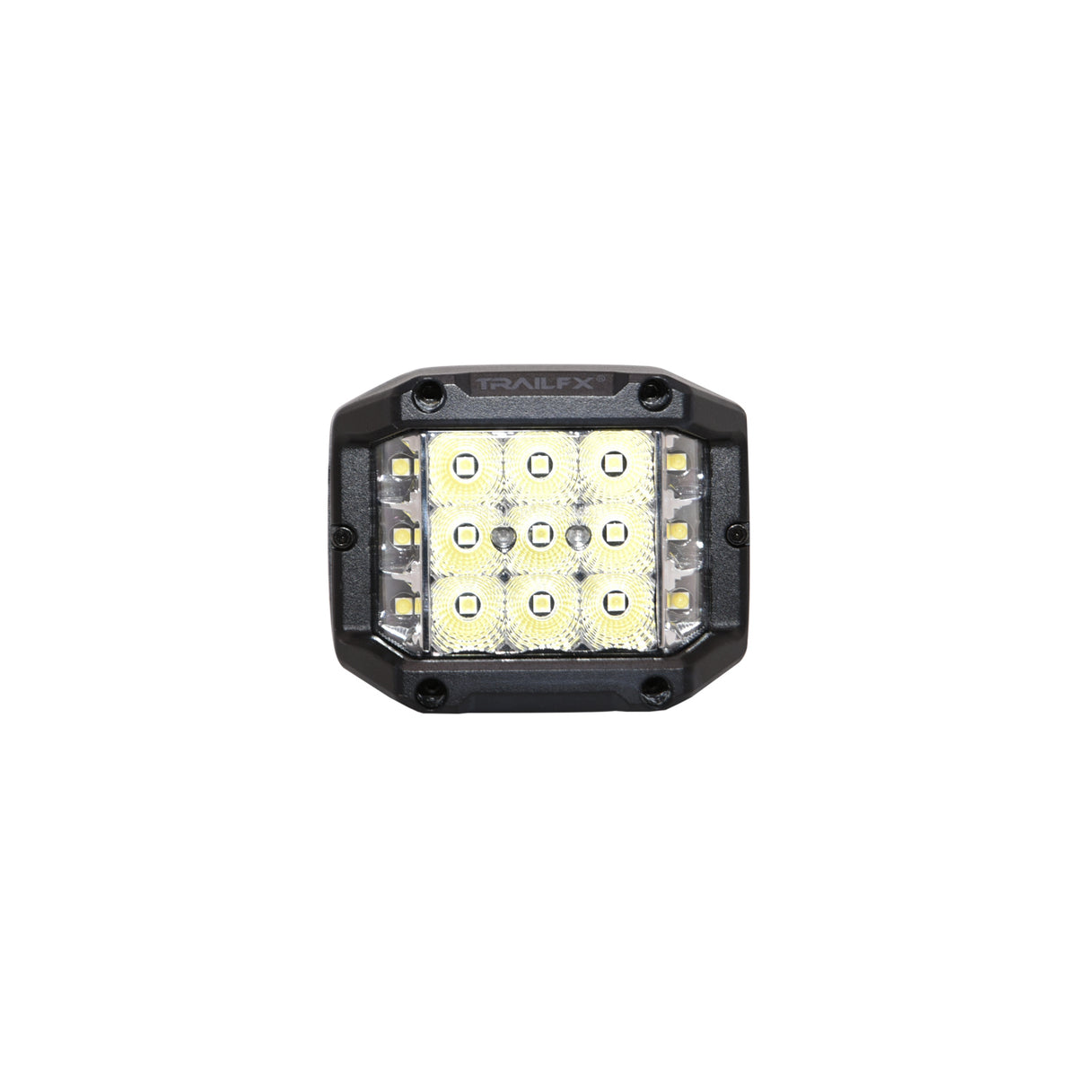 TrailFX Driving Light - 60 Degree Spot/ 140 Degree Flood Beam Combination, 9000 Raw (PODSIDEF)