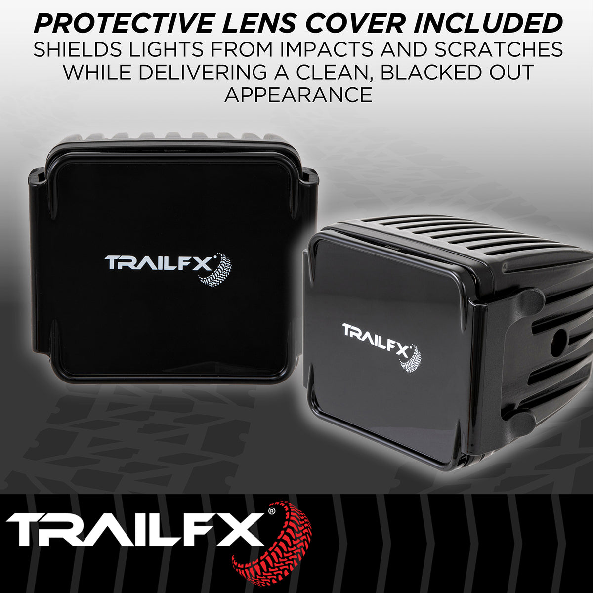 TrailFX Driving Light - 3 Inch Square, 20 Watt Blubs Amp Draw 1.2 AMP At 12 Volts (2X2S2)