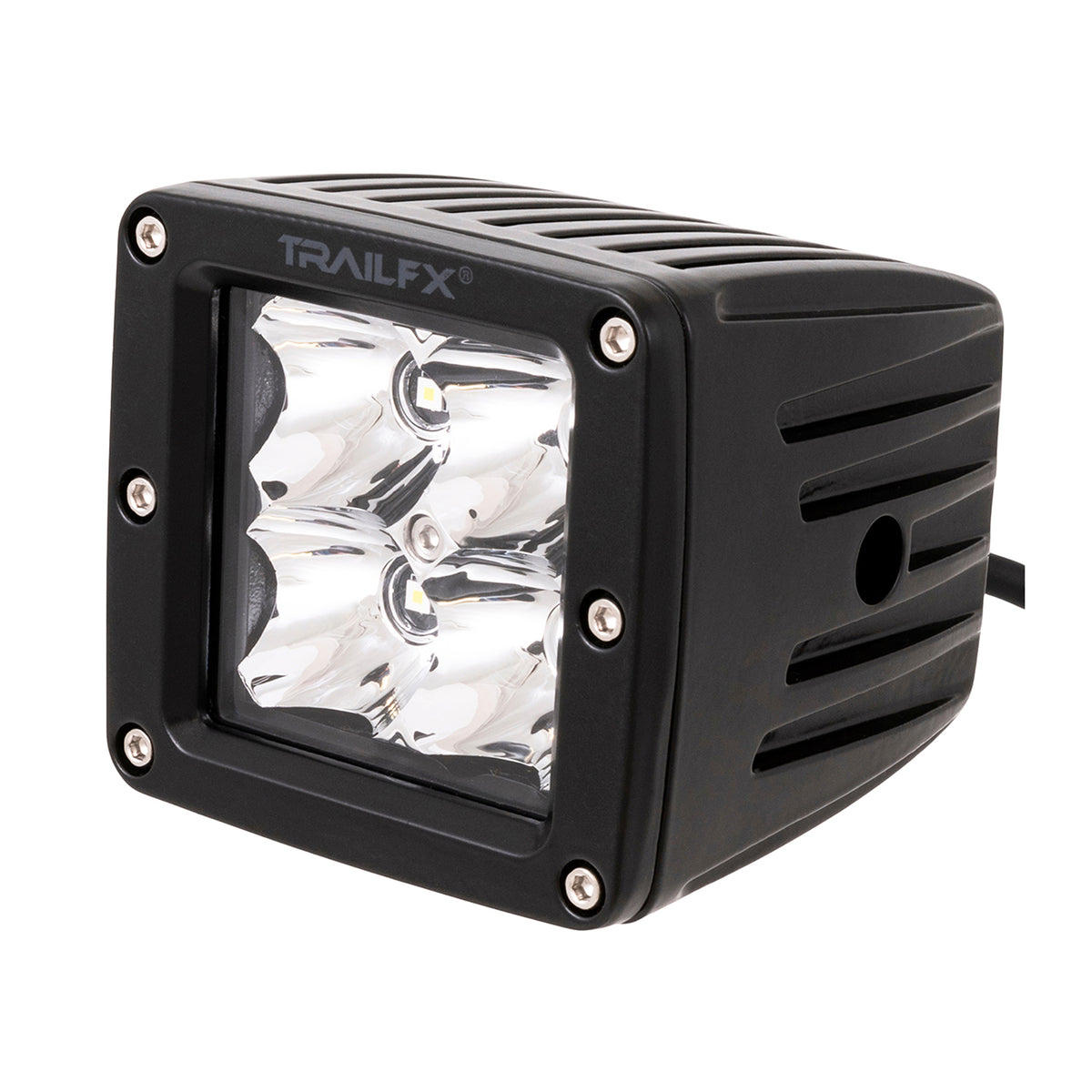 TrailFX Driving Light - 3 Inch Square, 20 Watt Blubs Amp Draw 1.2 AMP At 12 Volts (2X2S2)