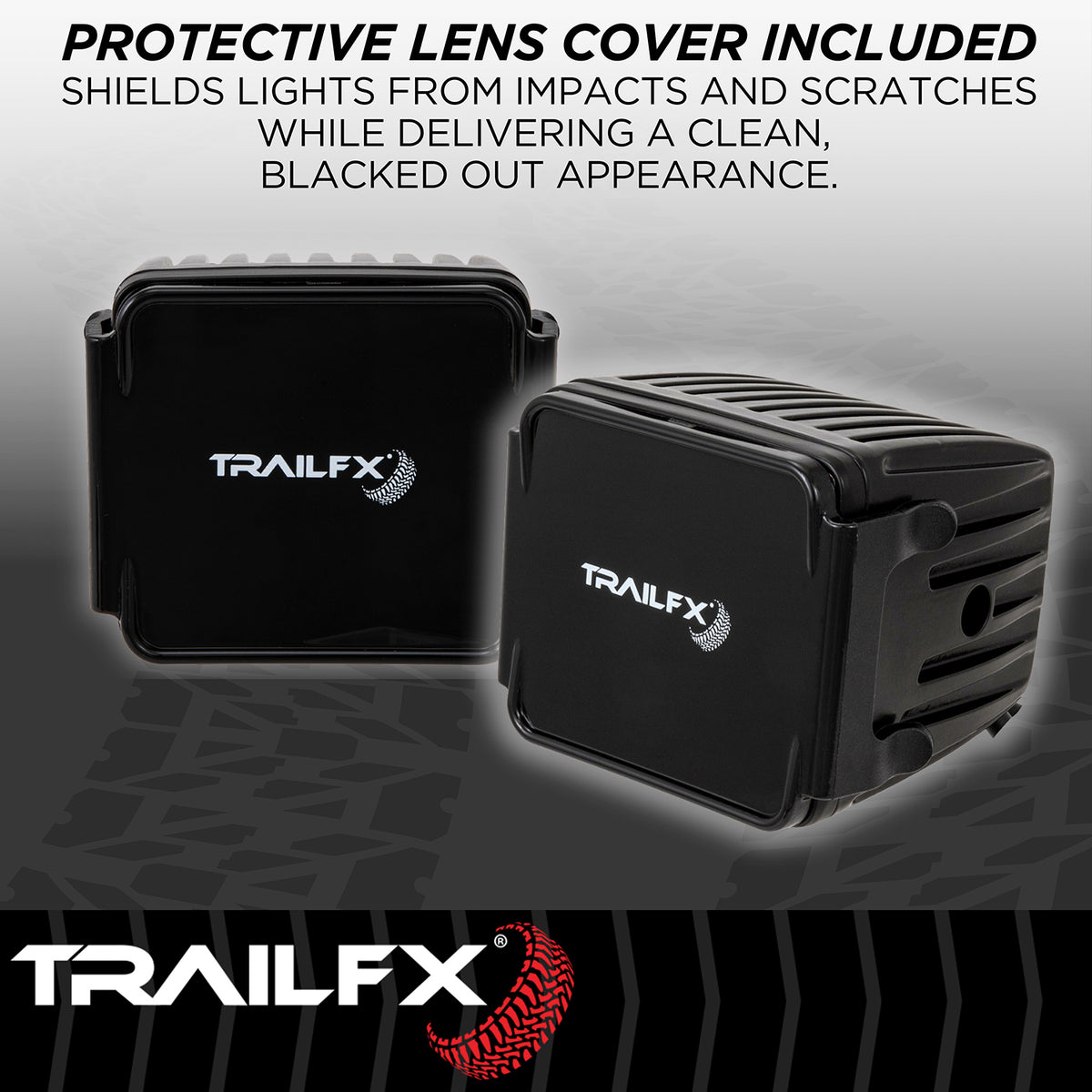 TrailFX Driving Light - 3 Inch Square, 20 Watt Blubs Amp Draw 1.4 AMP At 12 Volts (3X2S2)