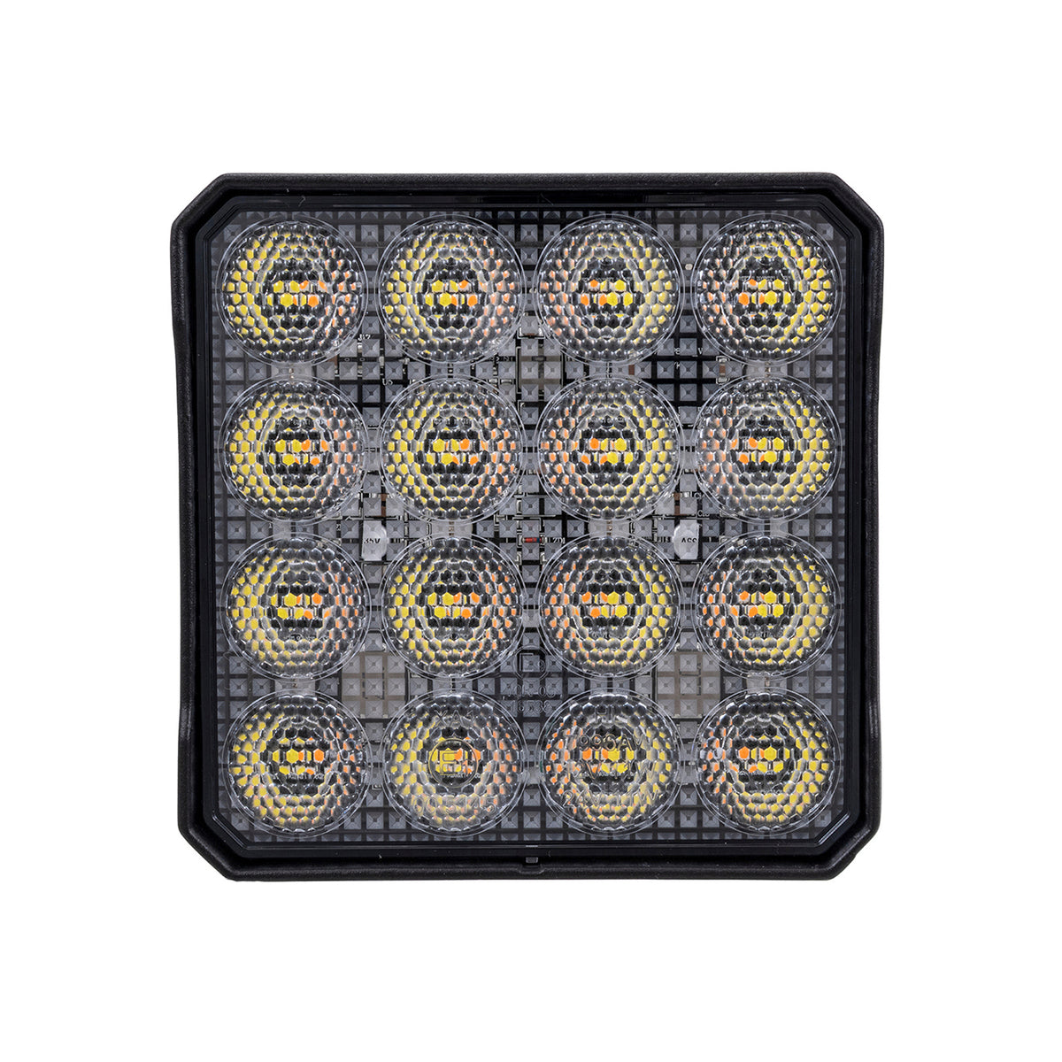 TrailFX Work Light - White Light with Amber Flashing Option, Pedestal Mount, 80 (4X4WLAMF1)
