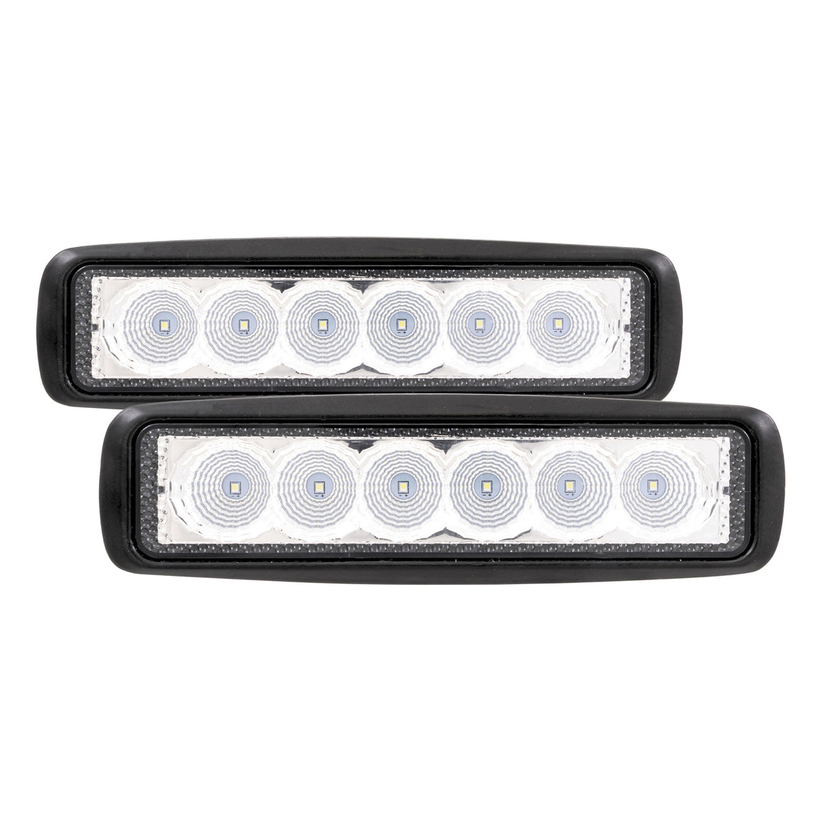 TrailFX Work Light - Pedestal Mount, 18 Watts, 90 Degree Flood Beam, 2520 Raw/ (6SRUTLF2)