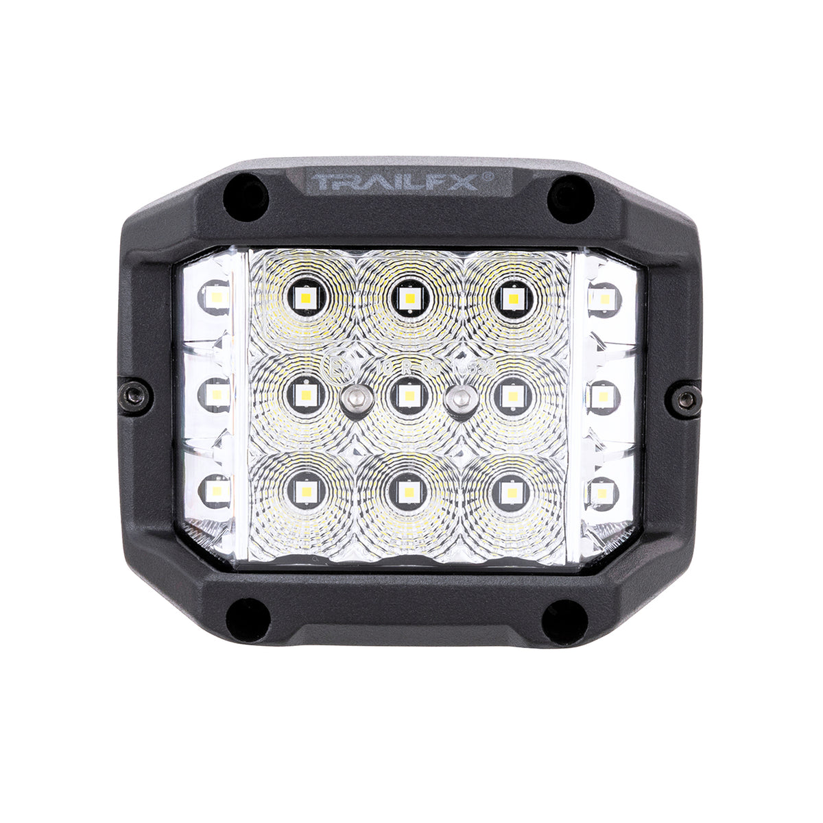 TrailFX Driving Light - 4 Inch Square, 75 Watt Blubs Amp Draw 2.2 AMP At 12 Volts (PODSIDF1)