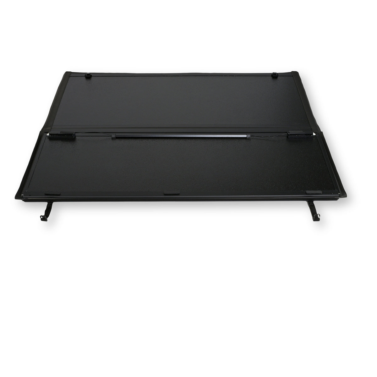 TrailFX Tonneau Cover For Chevrolet, GMC Trucks - Low Profile, Lockable Using Tailgate Handle Lock, Black (TFX1529)