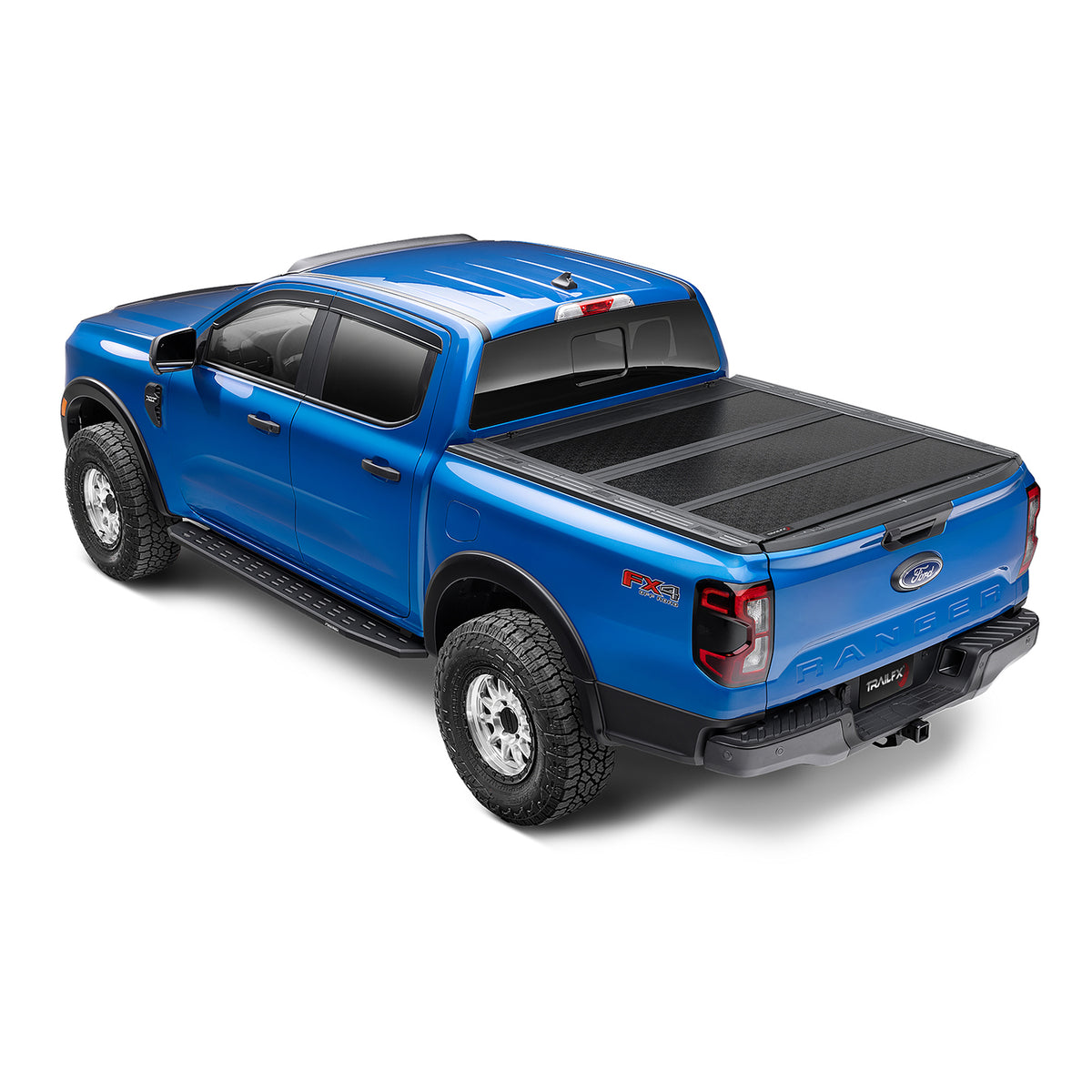 TrailFX Tonneau Cover For Ford Maverick - 3 Folds/ 3 Panels, 3 Riding Positions, Lockable, Gloss (TFX8002)