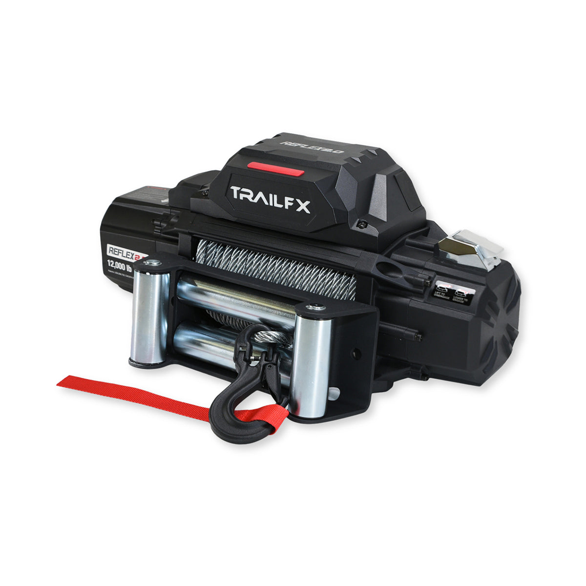 TrailFX Winch - 12 Volt Electric, 12000 Pound Line Pull Capacity, 94 Foot (WR212B)