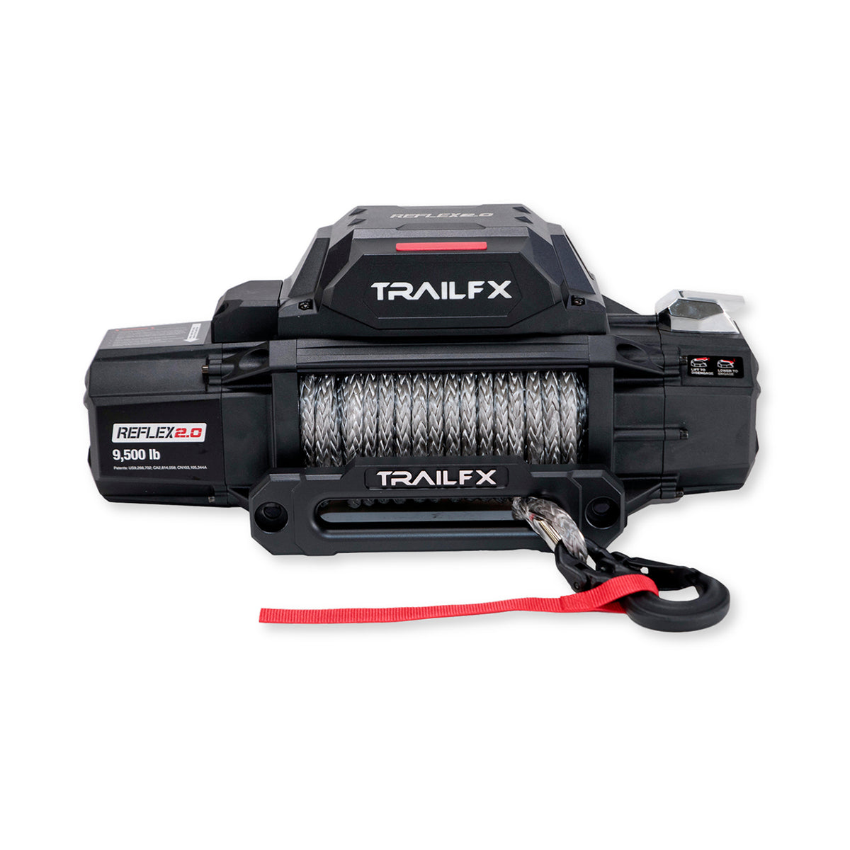 TrailFX Winch - 12 Volt Electric, 9500 Pound Line Pull Capacity, 94 Foot (WRS295B)