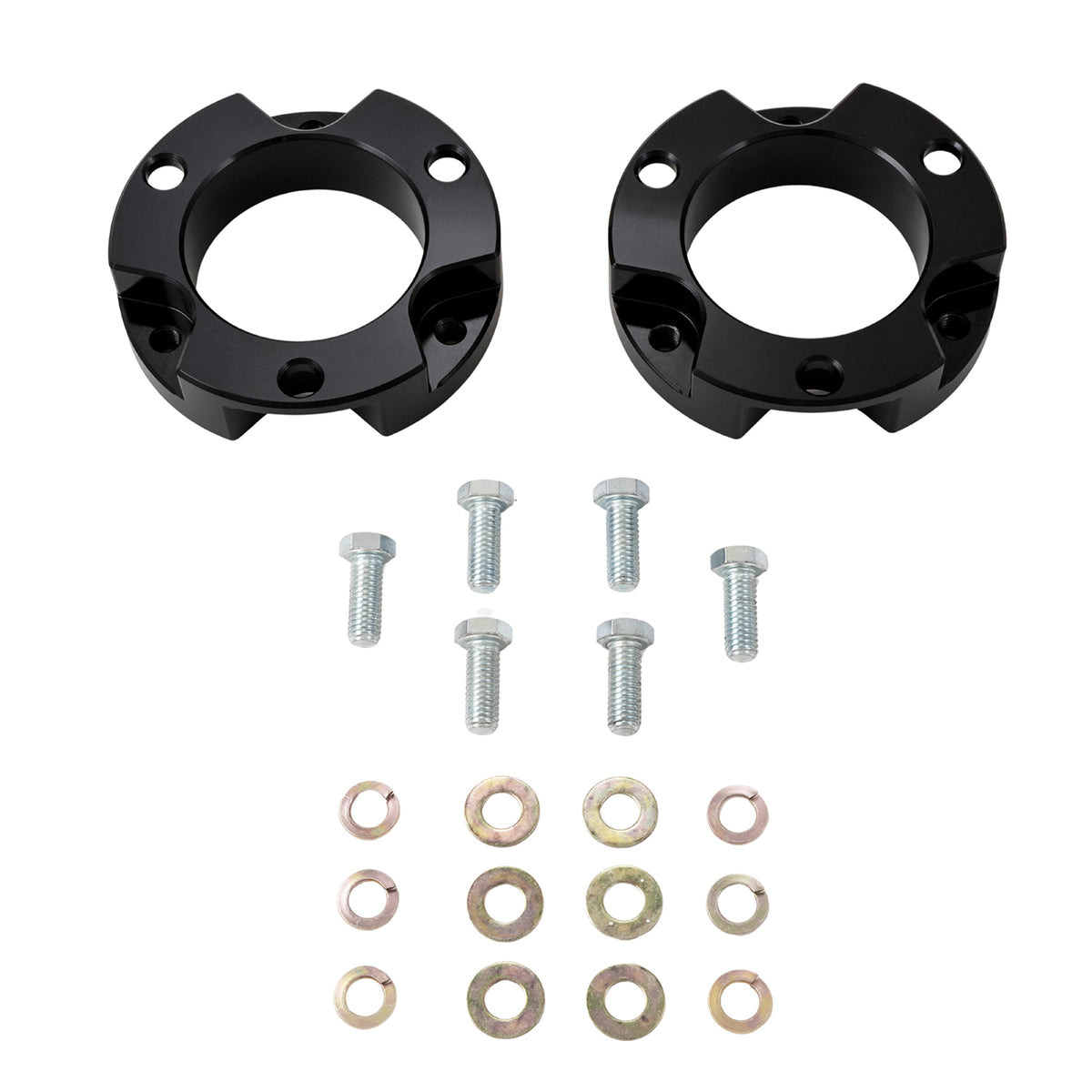 TrailFX Suspension Leveling Kit For Ford Ranger - Strut Assembly Spacers, With Spacers/ Installation Hardware (F25LL5)