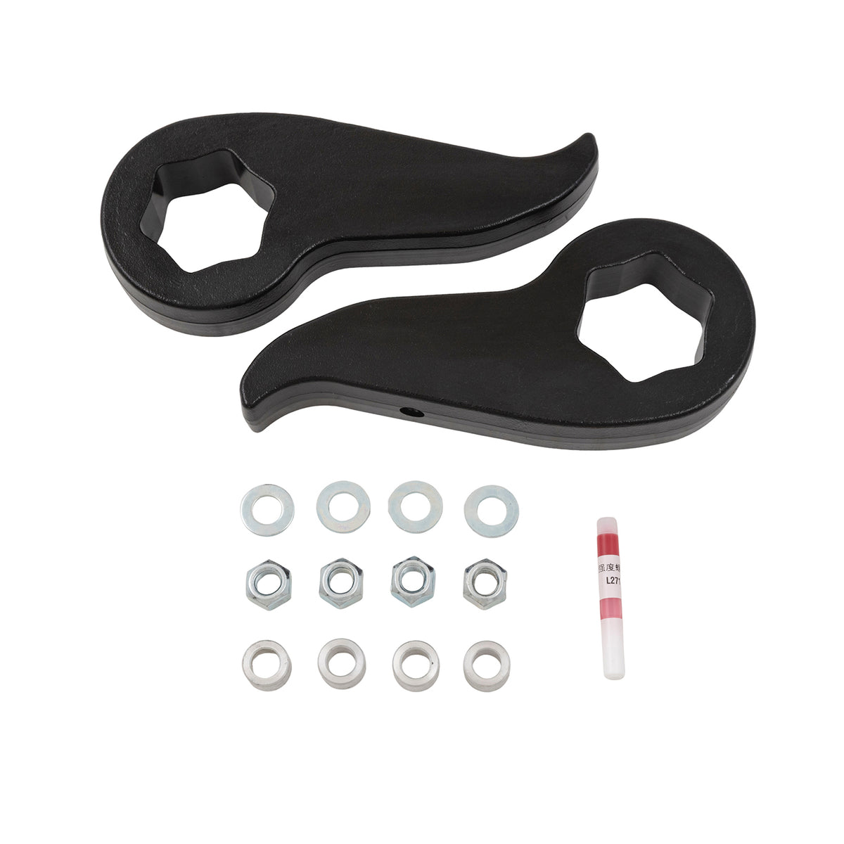 TrailFX Suspension Leveling Kit For Chevrolet, GMC Trucks - 2 Inch Lift, Torsion Key, Forged Steel, With Spacers/ Shock (G22LL3)