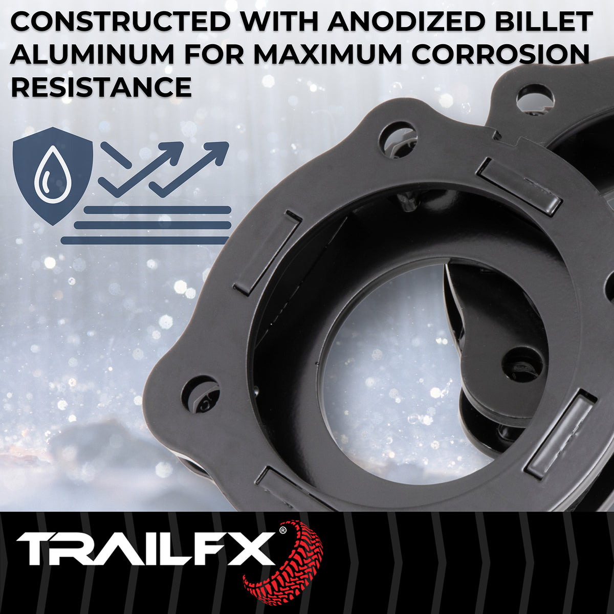 TrailFX Suspension Leveling Kit For Toyota Tundra - 1-1/2 Inch Lift, Coil Spring Spacers, With Spacers/ (T15LL1)