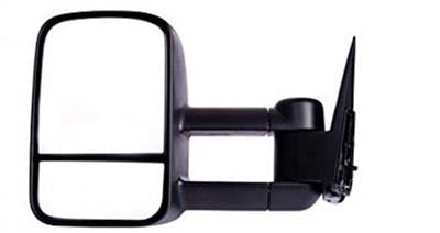 TrailFX Towing Mirror For Chevrolet, GMC Trucks - With Dual Manual Extending Telescoping Arms, With Turn (GM14HET)