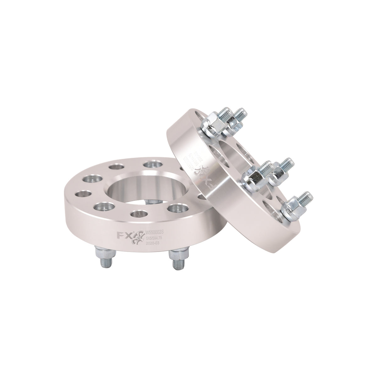 TrailFX Wheel Adapter - 5 x 127 Millimeter/ 5 x 5.00 Inch Axle Bolt Circle 5 x (W550002S)