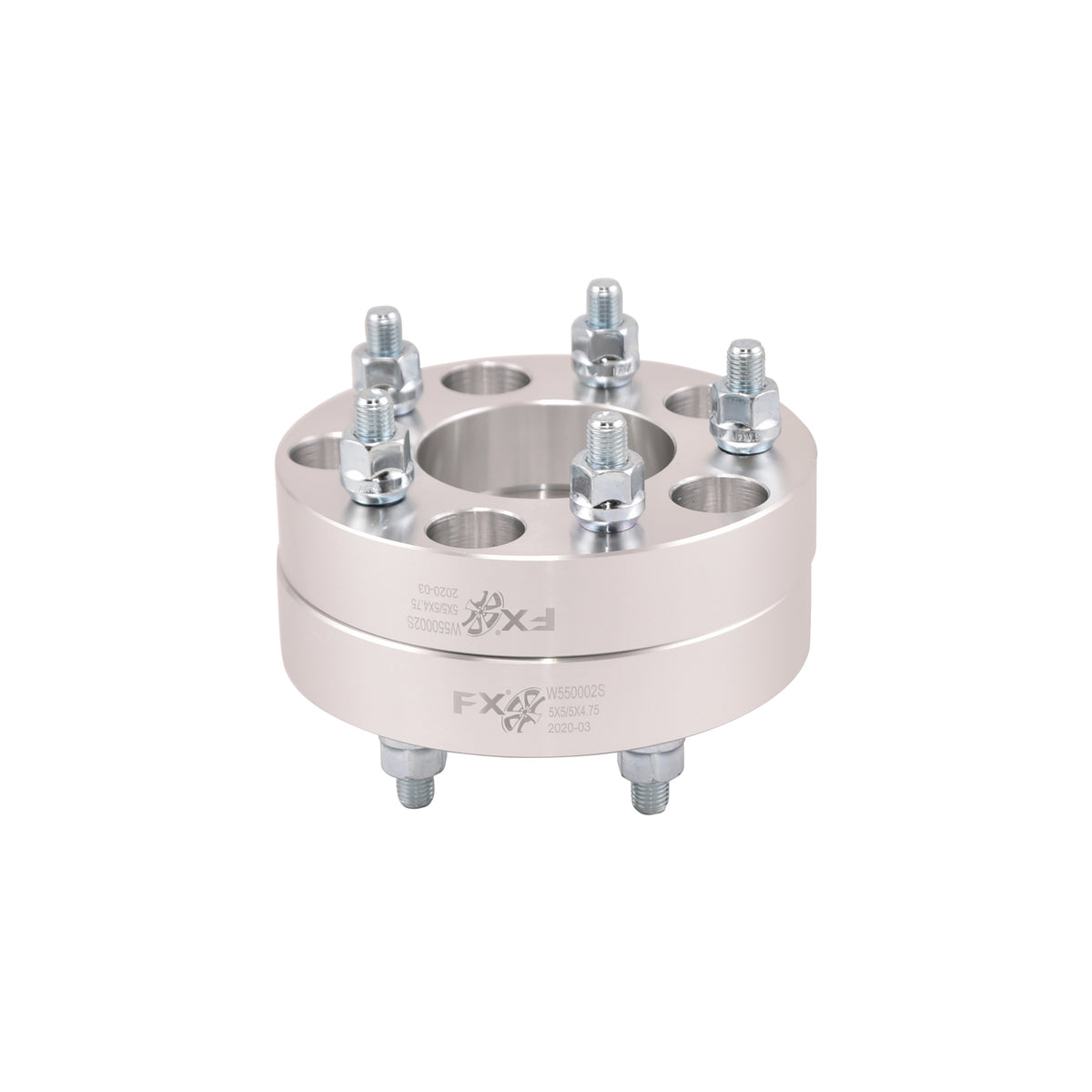 TrailFX Wheel Adapter - 5 x 127 Millimeter/ 5 x 5.00 Inch Axle Bolt Circle 5 x (W550002S)