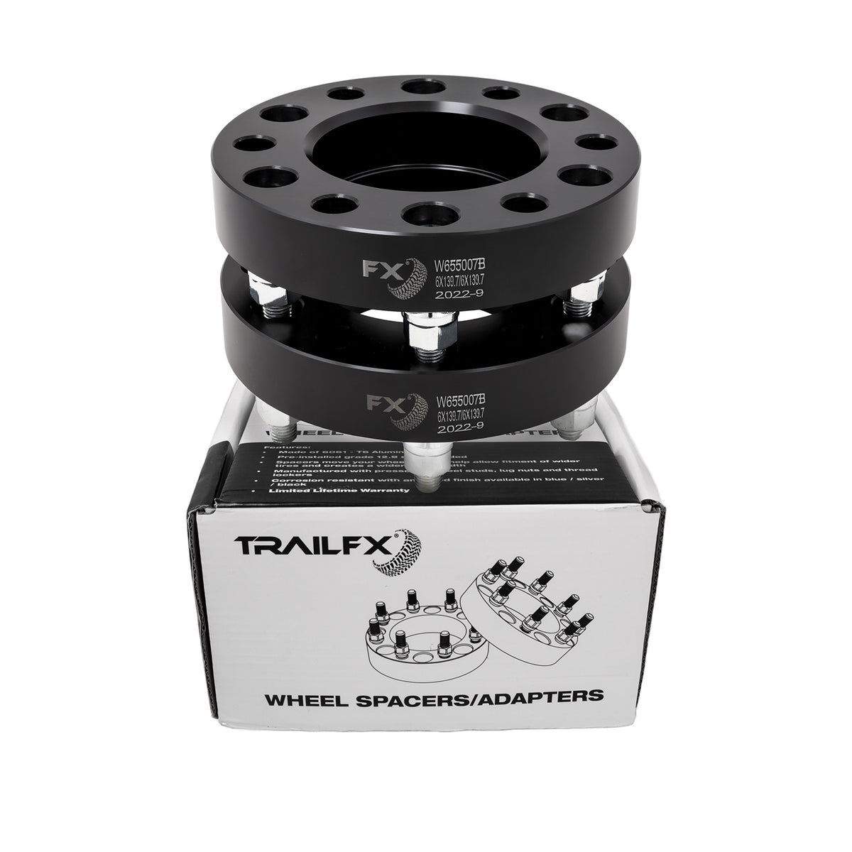 TrailFX Wheel Spacer For Ford Bronco - 6 x 139.7 Millimeter/ 6 x 5.50 Inch Bolt Pattern, Wheel (W655007B)