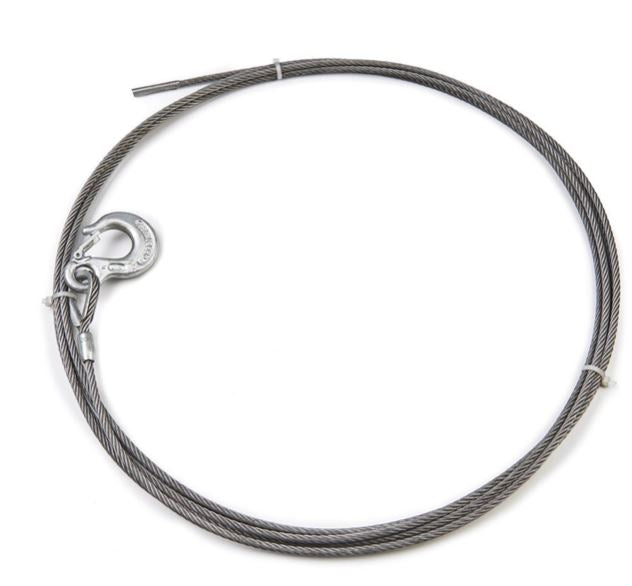 WARN Replacement Steel Winch Rope - 1/4 in x 25 ft, EIPS