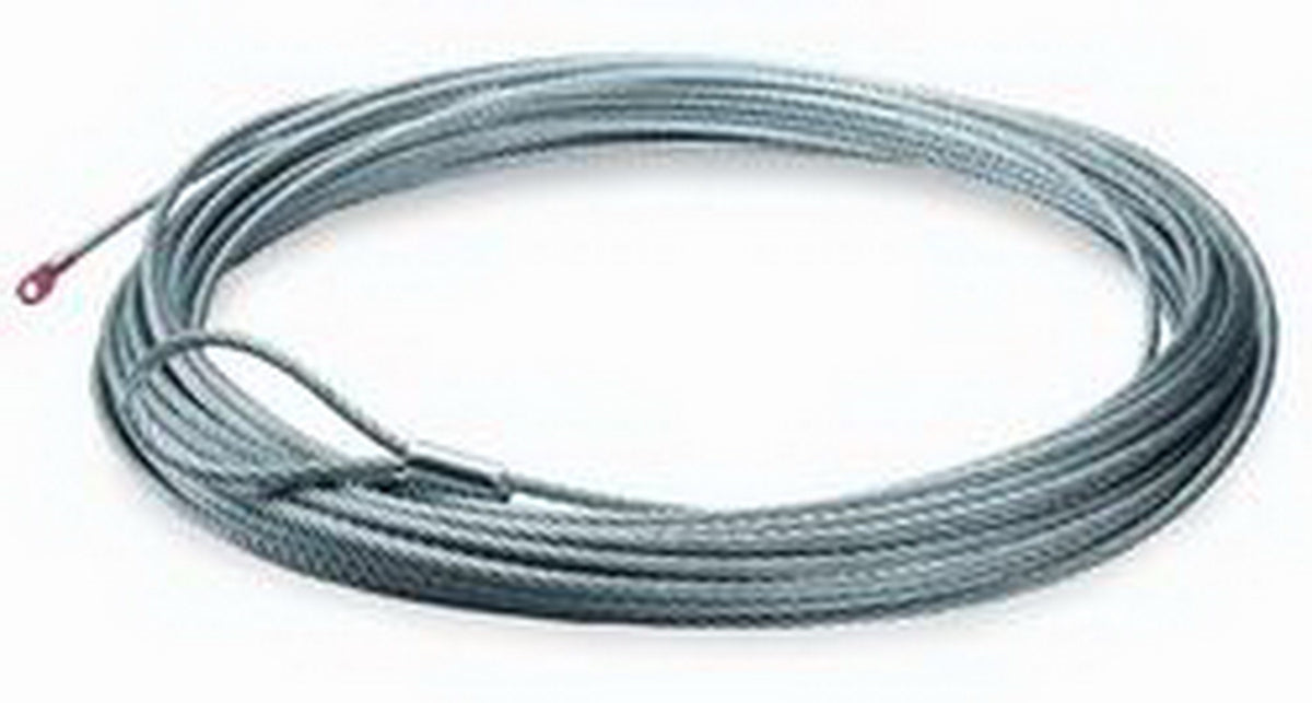 WARN Replacement Steel Winch Rope - 5/16 in x 100 ft, Galvanized - for 9.5xp, M8, VR EVO 8, VR8, and XD9