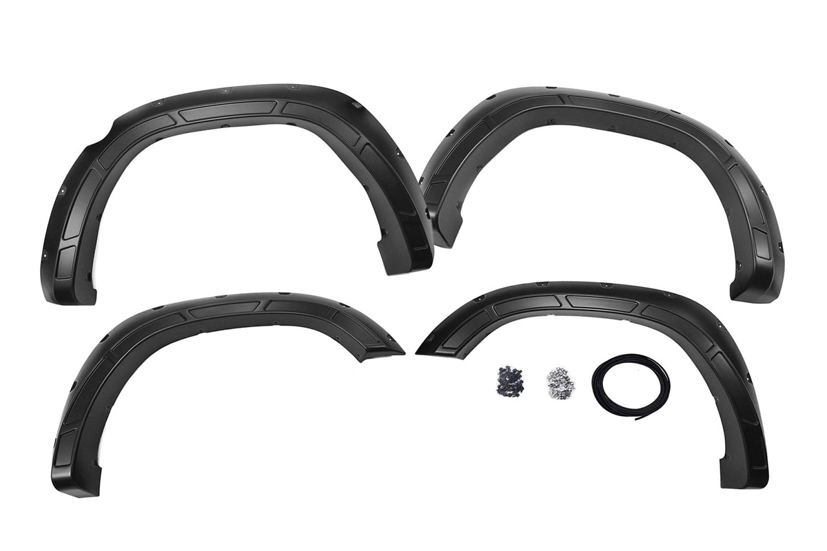 Rough Country Fender Flares | Defender | GW7 Bright White | Ram 1500 2WD/4WD (2019-2024)