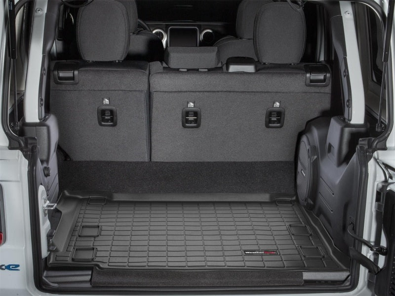 WeatherTech 21+ Jeep Wrangler 4xe Cargo Liners - Black (Behind 2nd Row Seating)