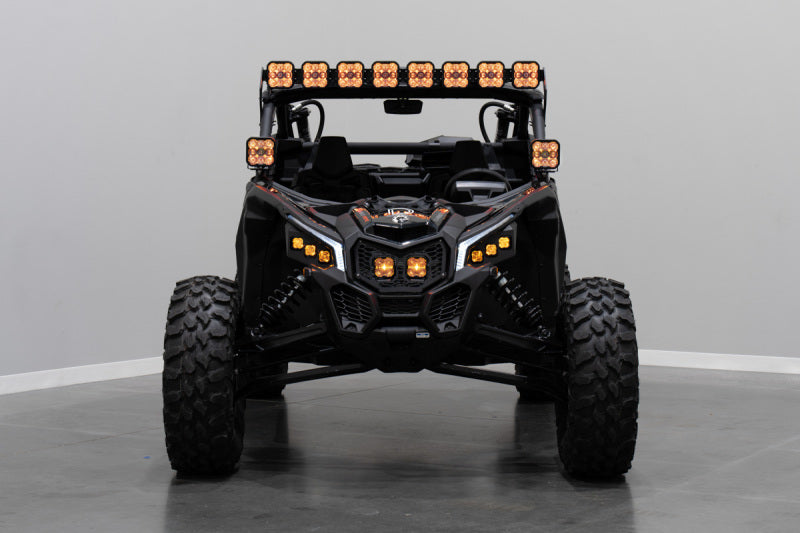 Diode Dynamics 17-24 Can-Am Maverick X3 SS5 Stage Series Ditch Light Kit - Pro Yellow Combo