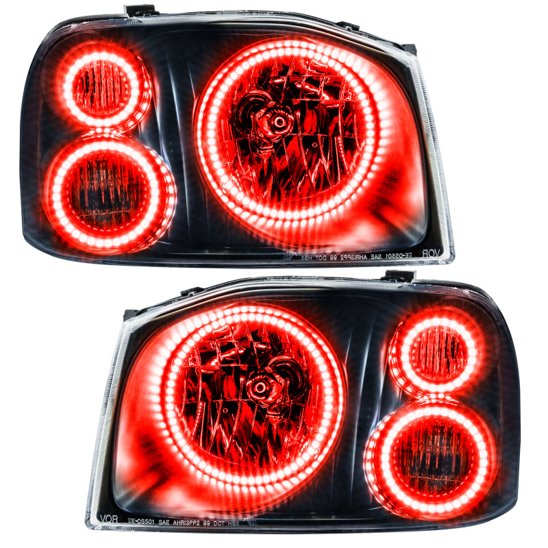 Oracle 01-04 Nissan Frontier SMD HL - Triple Halo - ColorSHIFT w/ 2.0 Controller