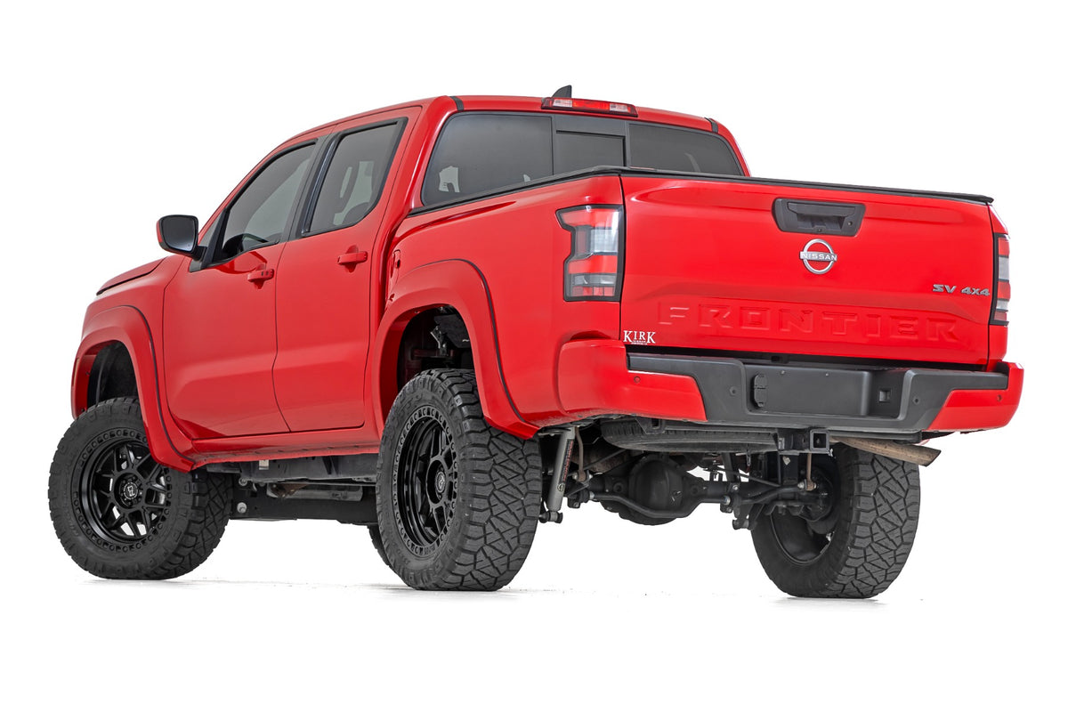Rough Country Sport Fender Flares | DAQ Tactical Green | Nissan Frontier 2WD/4WD (2022-2026)