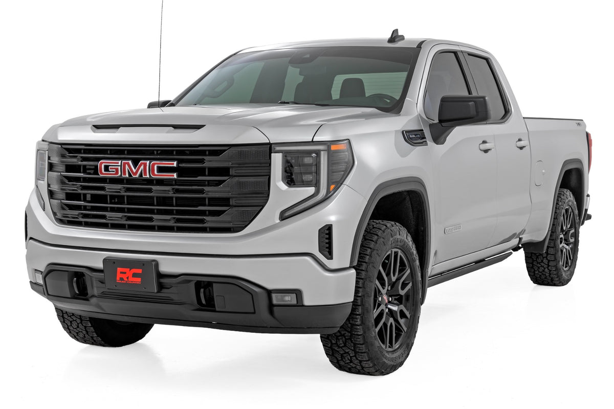 Rough Country Power Running Boards | Double Cab | Chevy/GMC 1500/2500HD/3500HD (19-26)