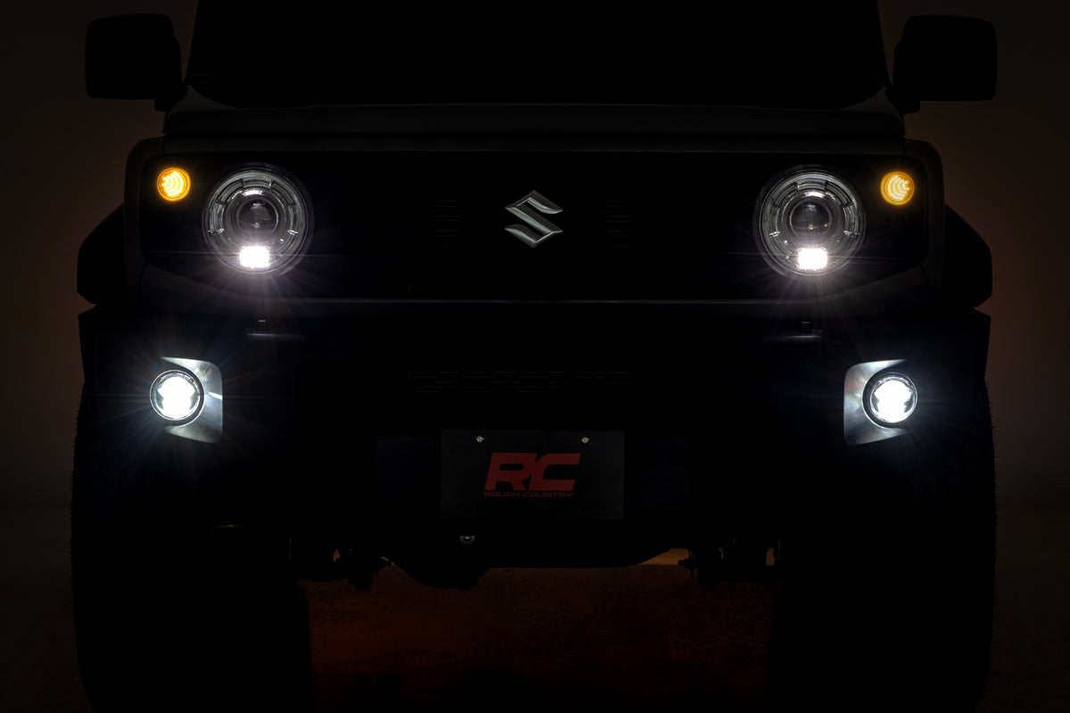 Rough Country LED Fog Light Kit | EU Approved | Suzuki Jimny (2018-2026)