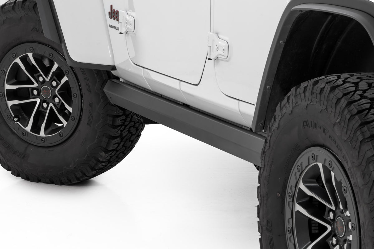 Rough Country Power Running Boards | 4 Door | Jeep Wrangler JL (2018-2026)