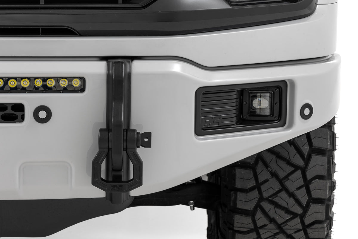 Rough Country FXS Front Bumper | A3 Space White | EcoBoost | Ford F-150 2WD/4WD (2021-2025)