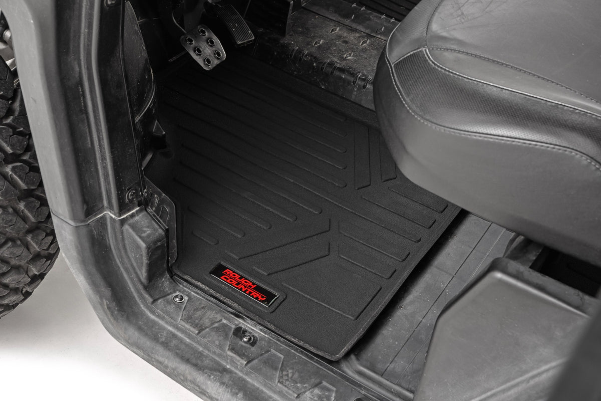 Rough Country Floor Mats | Front | Can-Am Defender HD5/HD7/HD8/HD9/HD10