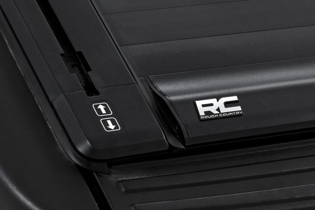Rough Country Powered Retractable Bed Cover | 5'7" Bed | Ford F-150 2WD/4WD (2009-2014)