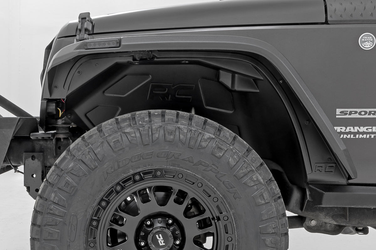 Rough Country Wheel Well Liners | Front & Rear | Jeep Wrangler Unlimited 2WD/4WD (2007-2018)