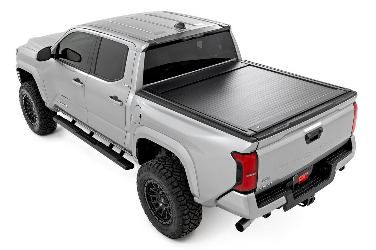 Rough Country Manual Retractable Bed Cover | 5' Bed | Toyota Tacoma 2WD/4WD (2024-2026)