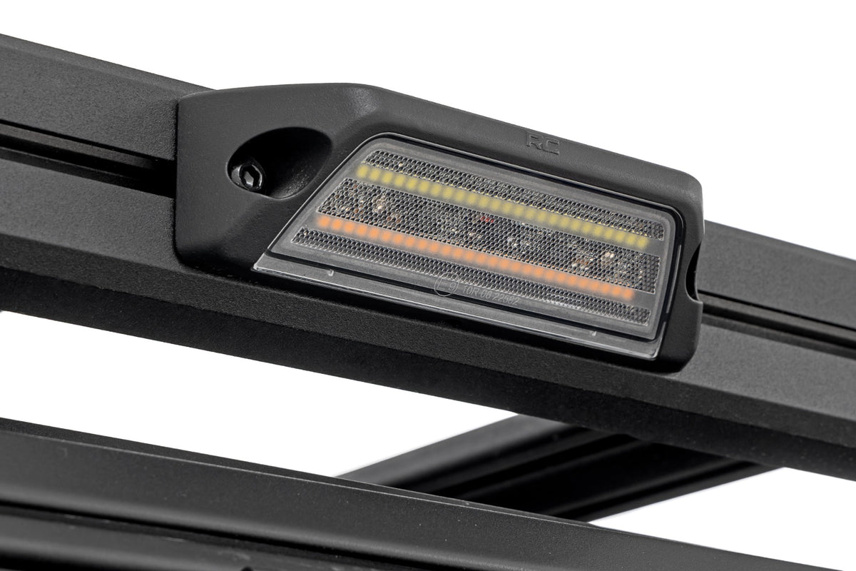 Rough Country 6 Inch LED Angled Light Pods | White/Amber | Pair