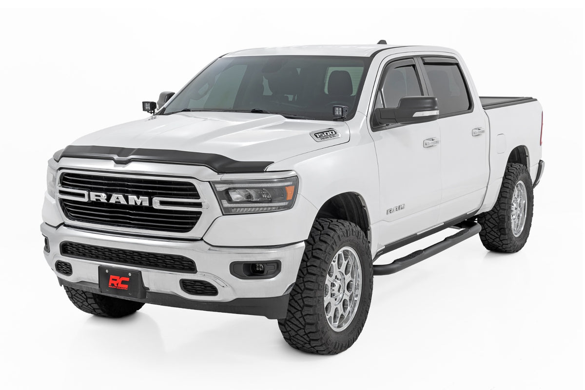 Rough Country Nerf Steps | 3-Inch Tube | Crew Cab |Ram 1500 (19-26)/1500 TRX (21-24)